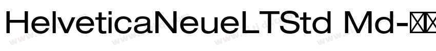 HelveticaNeueLTStd Md字体转换